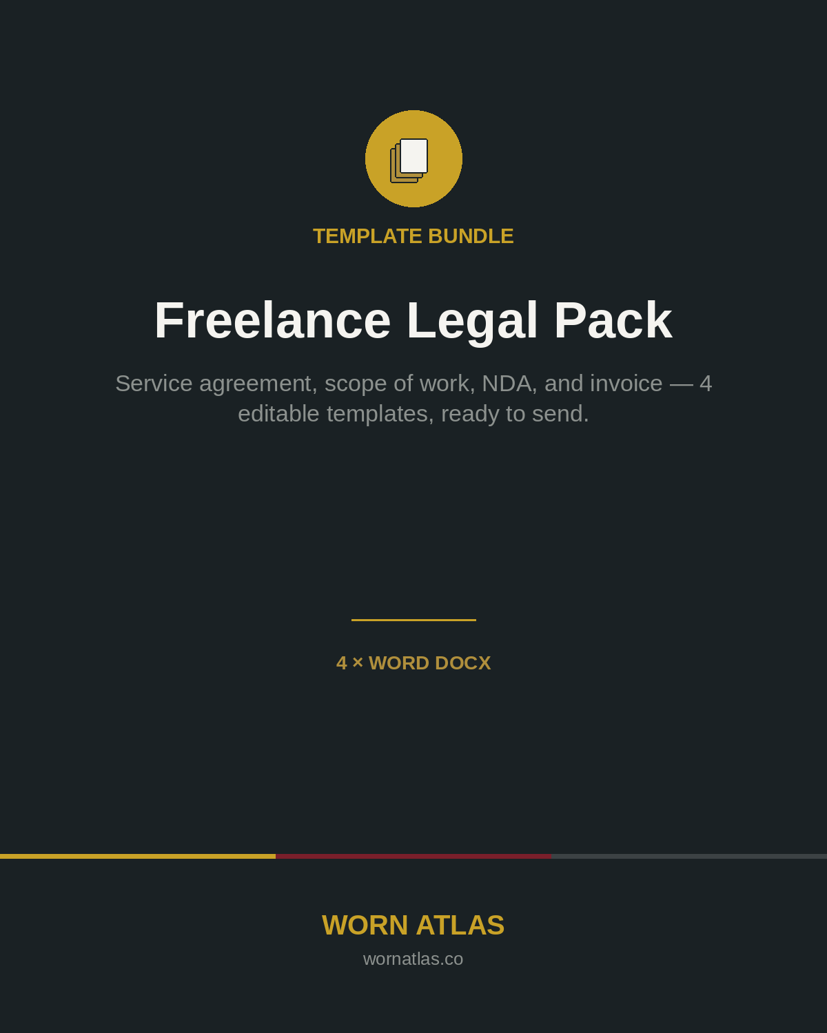 Freelance Legal Pack (4 Templates) — Worn Atlas