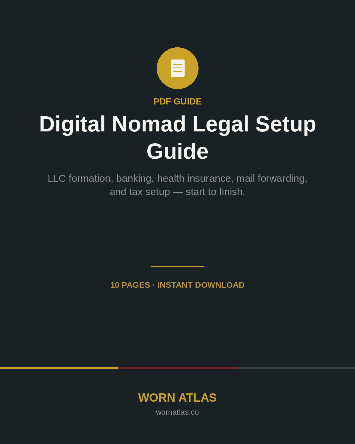 Digital Nomad Legal Setup Guide — Worn Atlas